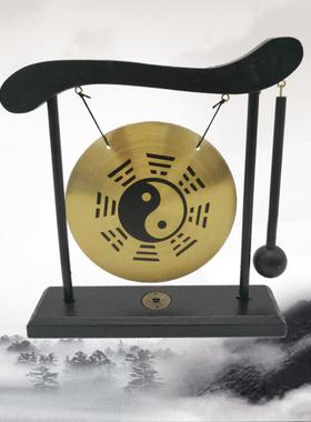 合金风铃摆件双龙百寿锣家居饰品装饰工艺品摆设铜锣