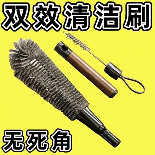 多功能软毛杯子刷奶瓶清洁刷子厨房可弯曲热水壶杯刷长柄刷可替换