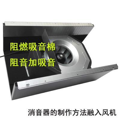 大风增压高速管道风机强力消音FAV1600网吧低噪离心式厨房抽风机