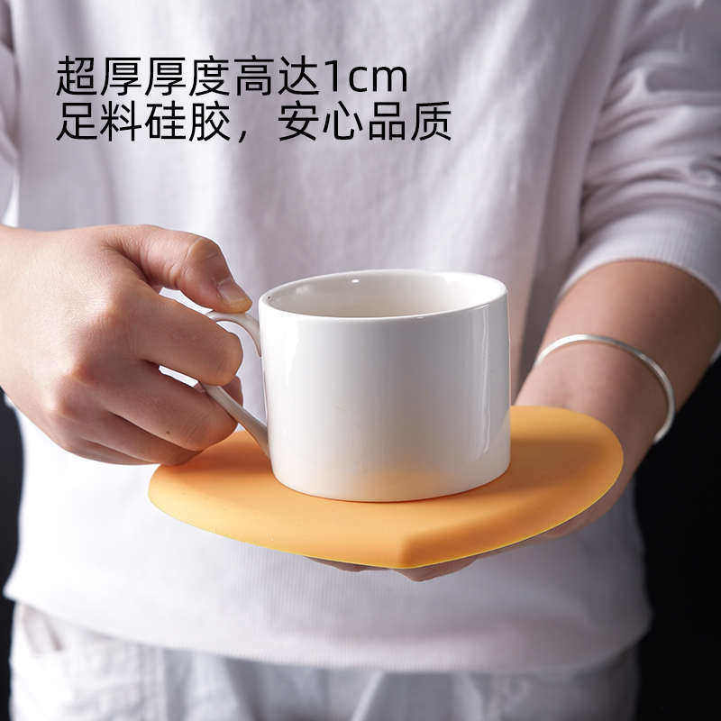 加厚硅胶隔热垫桌垫防烫垫创意心形碗垫菜垫子盘子垫耐高温砂锅垫