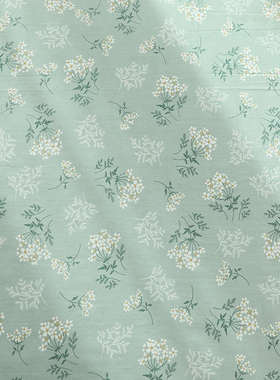 绿色花妃子纯棉被套被罩单件全棉宿舍单人150x200x230双人被罩套