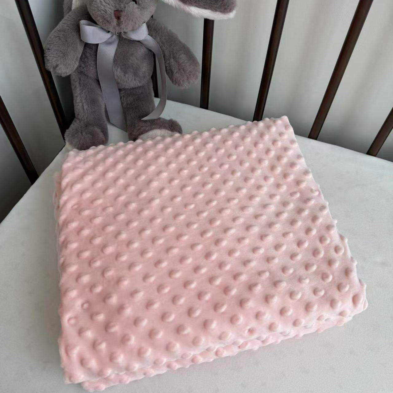 A类加密加厚新生儿豆豆绒被套A类单人双人尺寸秋冬床罩婴儿可用