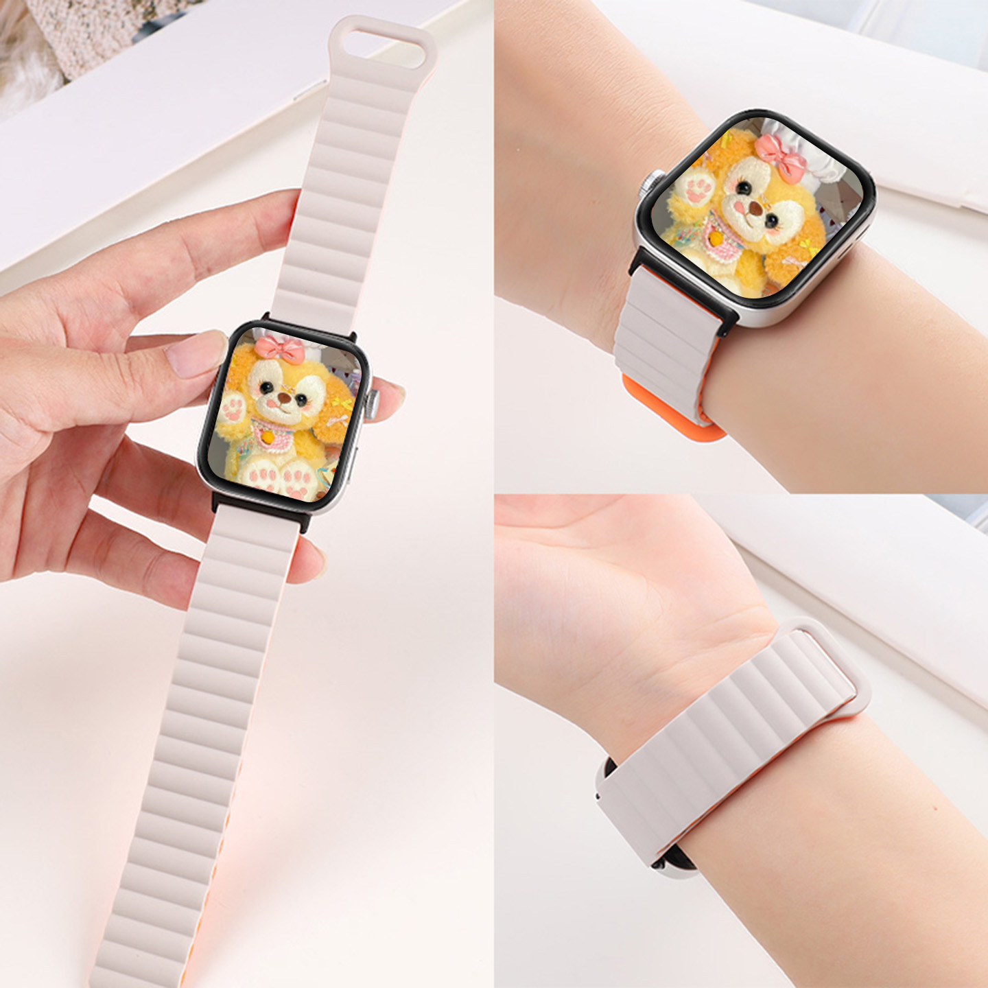 适用于红米watch6/5/4手表带redmiwatch6硅胶磁吸表带回环腕带男女生小米9pro/8pro运动腕带智能表带防水防汗