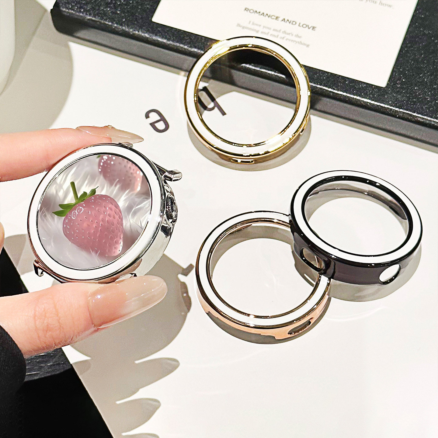 适用于华为gt6保护壳陶瓷gt5保护套半包镂空41mm保护壳GT6高级感女款gt5简约手表壳tpu外壳18mm运动防摔硬壳