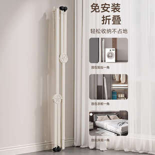 阳台2025新款晾衣架落地折叠小户型专用晒衣架室内家用挂衣晒被架