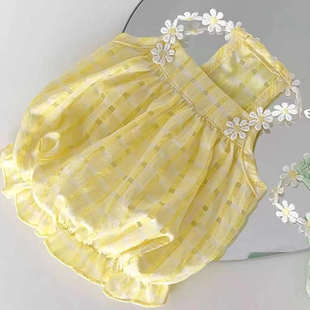 猫咪衣服宠物专用透气休闲蓬蓬裙裙小奶猫清凉时尚透气两脚蓬蓬裙