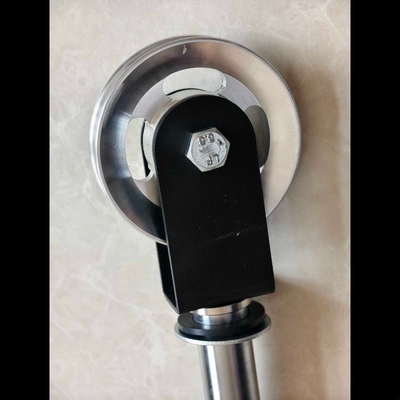 健身器材配件滑轮多功能综合训练器滑轮滑轮健身器械不锈钢轮图片