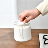 陶瓷密封罐耐高温带盖大口容器厨房油罐荤油罐子坛子装 猪油罐家用