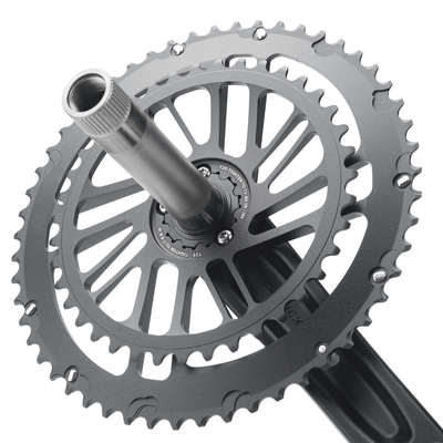 SENICX驭勇 PR3公路车自行车牙盘 超轻曲柄24mm轴心中轴铝合金