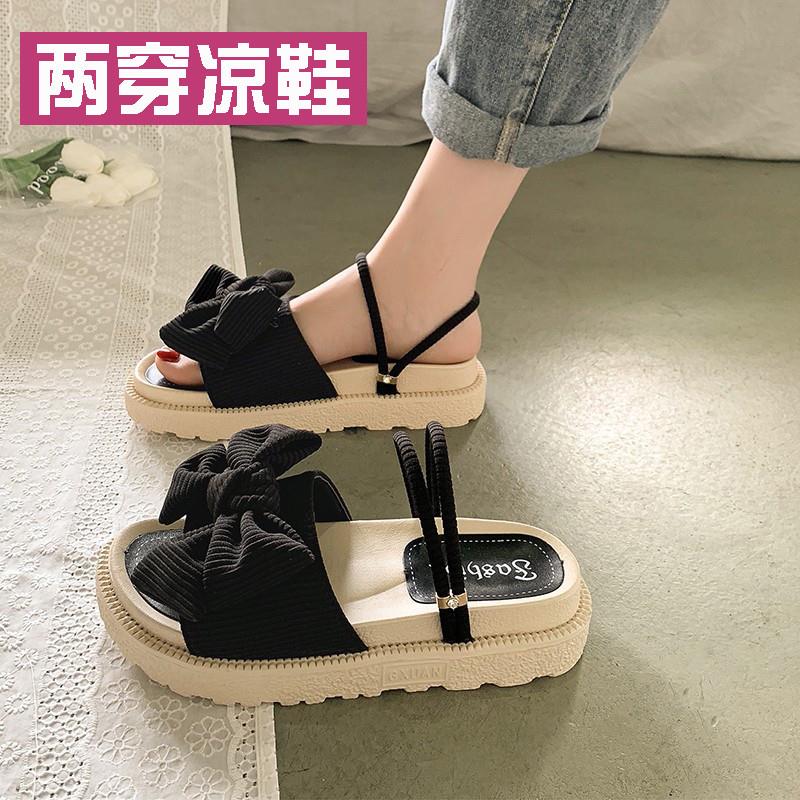 夏季仙女风两穿学生凉鞋