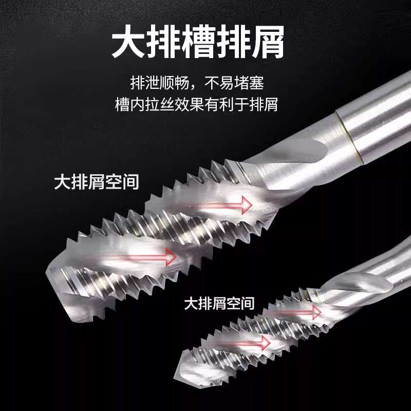 螺套丝锥钢丝牙套螺旋槽丝攻螺纹护套安装工具ST公制英制 美制M16