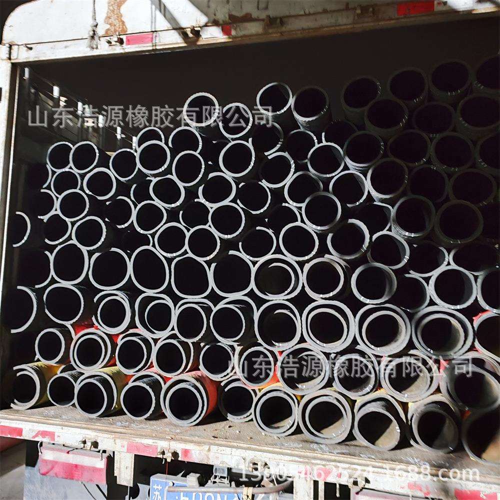 钢丝胶管农业灌溉水泵配套用钢丝缠绕胶管 黑色耐压吸排水软管