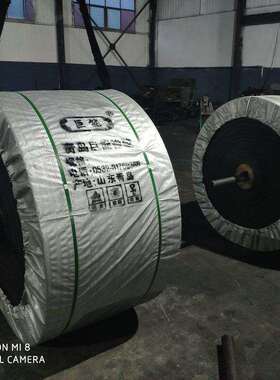 青岛巨能厂家黑色橡胶输送带 环形橡胶带 尼龙输送带 EP100输送带