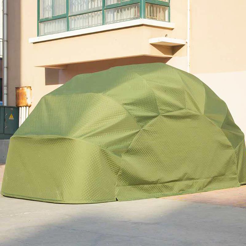 新款折叠带纱窗的移动车棚室外多功能防雨雪的汽车车衣 防尘车库