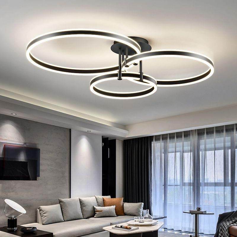 2025年新款意式极简客厅主灯高端简约现代广东中山灯具大气吸顶灯