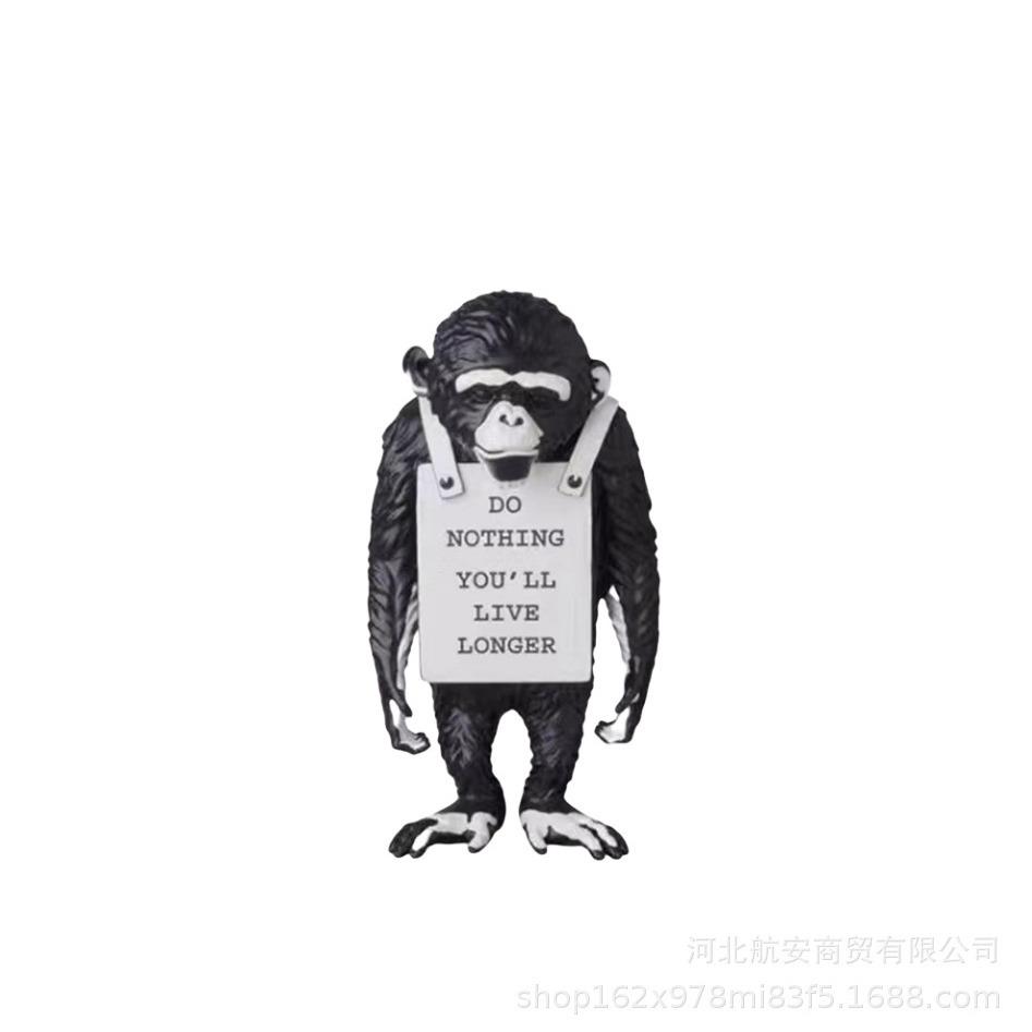 现代简约创意树脂工艺品抽象卡通可爱摆件样板间桌面儿童房软装