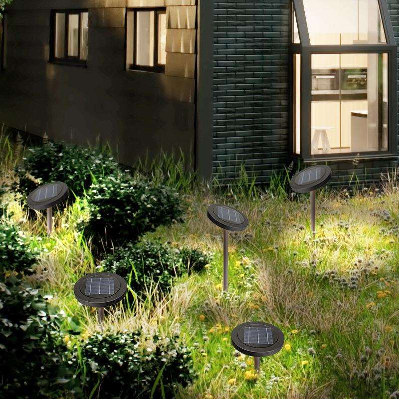 太阳能庭院灯户外可旋转草坪灯防水别墅花园灯景观灯公园草地灯