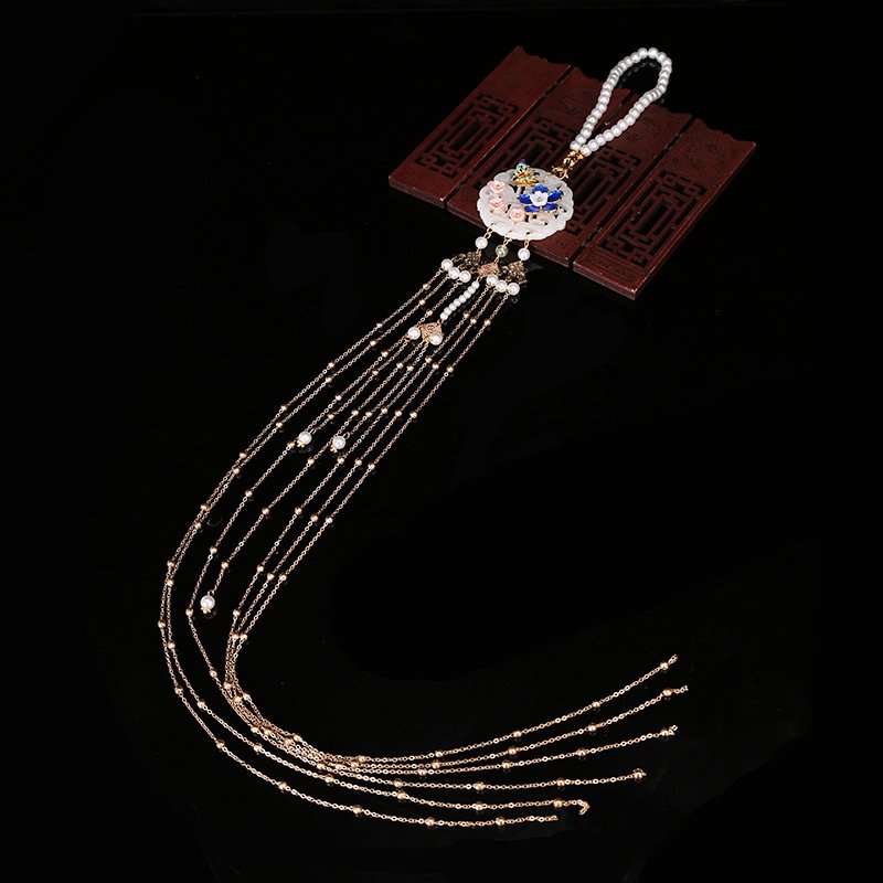 古风禁步汉服压裙坠配饰腰佩挂件吊坠古装腰间饰品花朵压襟长流苏,饰品/流行首饰/时尚饰品新,民族风发饰,淘宝优惠券,粉丝福利购,淘宝优惠卷