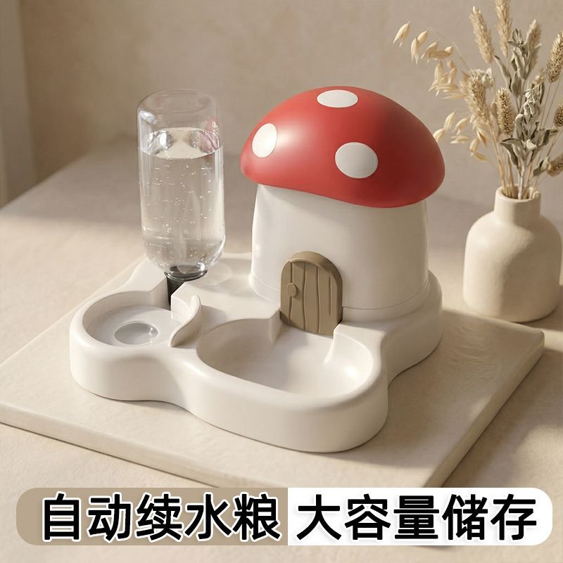 猫碗狗食盆猫咪猫粮自动