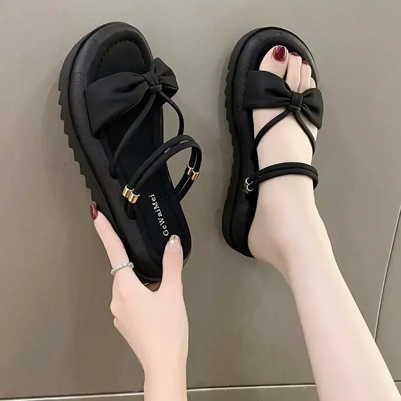 厚底拖鞋女夏外出夏季2025新款