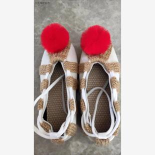 戏曲京剧舞台古装影视  郭建光鞋  沙家浜军民鱼水情  指导员草鞋