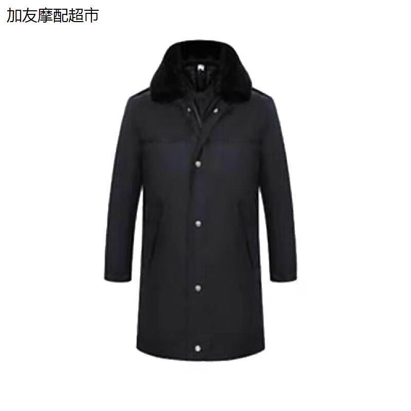 棉大衣男冬季加厚防寒保安服多功能劳保棉服中长款棉大衣160