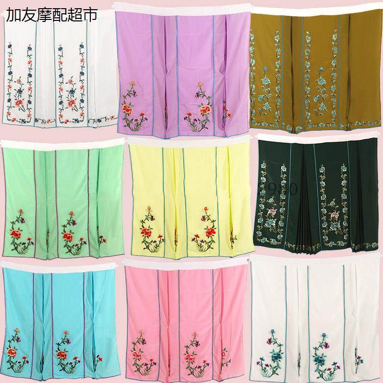 古装戏曲花旦小旦马面裙花裙百褶裙梅香裙花旦青衣老旦腰包花白裙