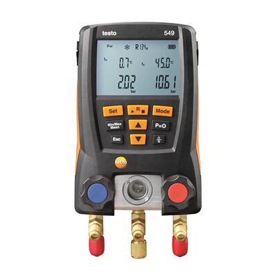 德图testo549空调加氟表加氟压力表电子冷媒表汽车空调数字加氟表