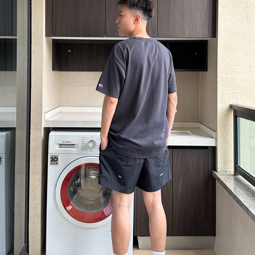 David Nocta联名款拉链口袋字母印花休闲短裤Drake同款