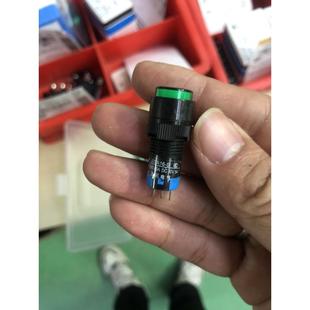 SA12 圆形正方形长方形按钮开关LA12Y 3脚6脚银点开孔12mm