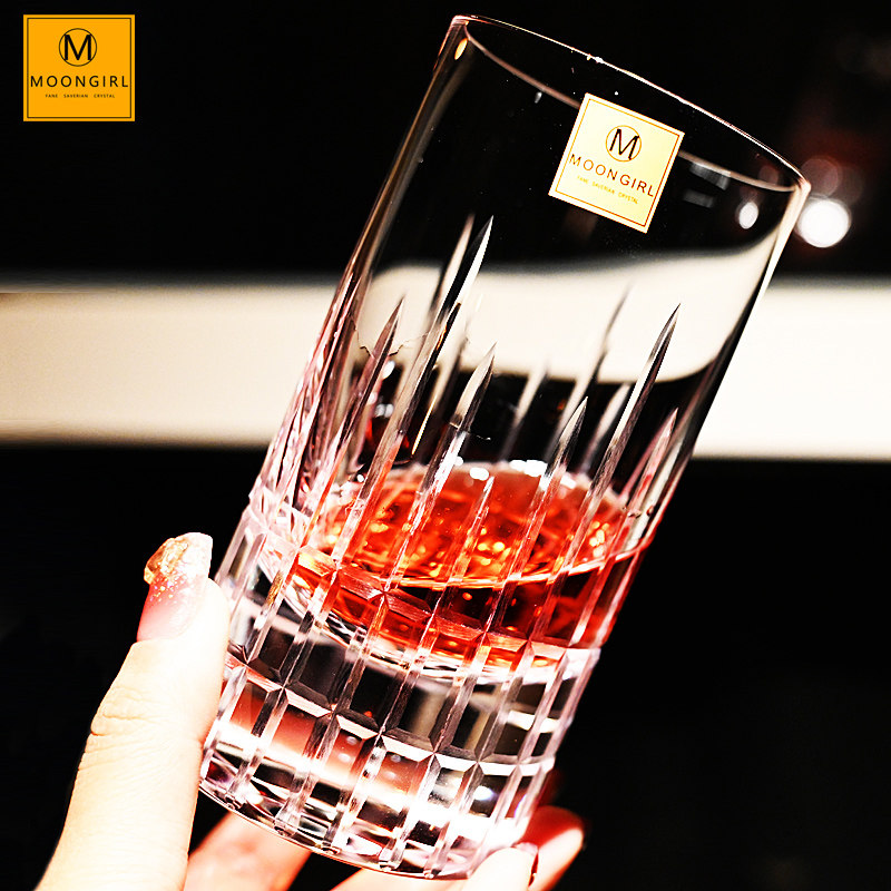 moongirl水晶玻璃杯威士忌洋酒杯