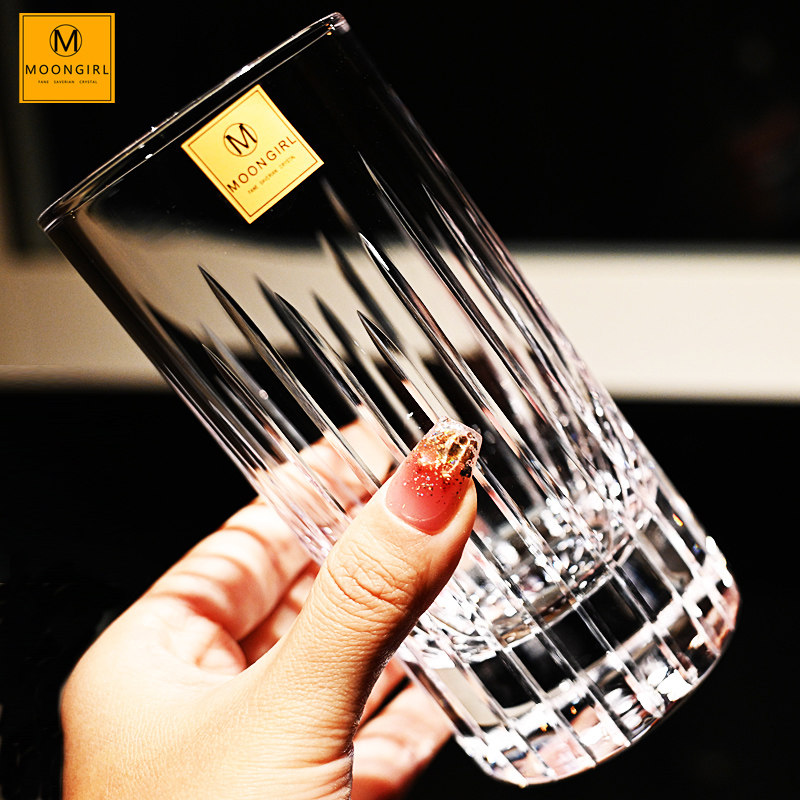 moongirl手工水晶玻璃威士忌洋酒杯调鸡尾酒杯果汁饮料杯水杯子,餐饮具,洋酒/威士忌杯,淘宝优惠券,粉丝福利购,淘宝优惠卷