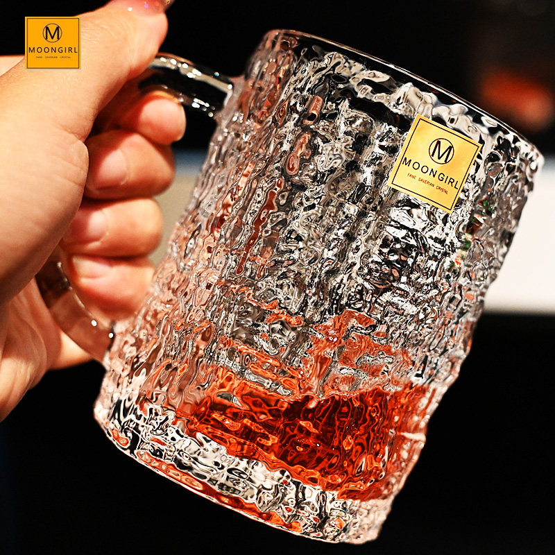 Moongirl高级感耐热杯鲜啤扎啤杯可乐杯啤酒杯果汁杯冷饮茶水杯子,餐饮具,啤酒杯,淘宝优惠券,粉丝福利购,淘宝优惠卷