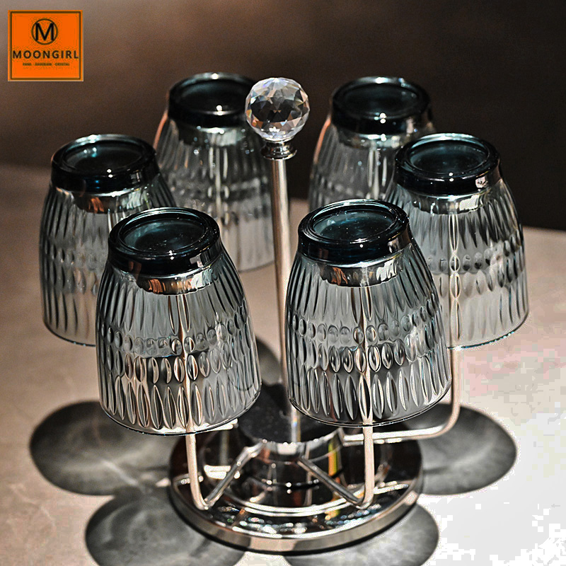 moongirl手工水晶玻璃威士忌杯子