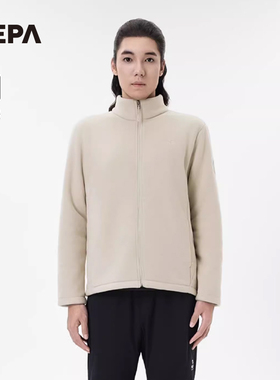 NEPA耐葩24秋冬户外男士抓绒衣舒适保暖柔软绒布立领夹克7K76100