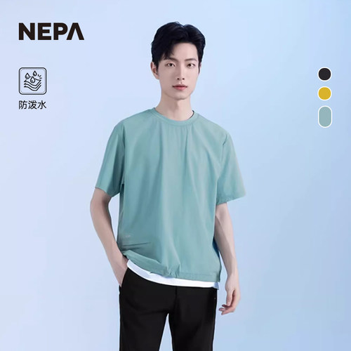 NEPA25夏季新男女户外休闲短袖