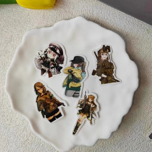 50张个性潮牌二次元迷彩服小贴纸