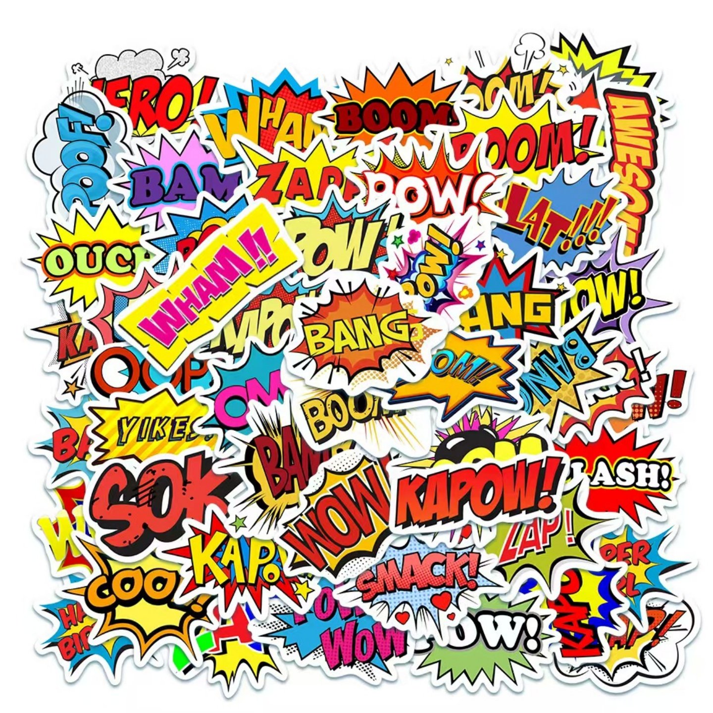 50张装惊喜爆炸字母个性涂鸦摩托车拉杆箱冰箱卡通防水贴纸可移英文涂鸦贴纸创意diy装饰滑板车行李箱笔记本,3C数码配件,笔记本个性小贴纸,淘宝优惠券,粉丝福利购,淘宝优惠卷