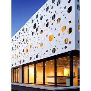 冲孔铝单板幕墙铝板材料铝材装修烤漆板定制加工雕花造型