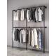 男装 店展示架壁挂双层挂衣服架子墙上潮男西服靠墙衣帽间货架 服装
