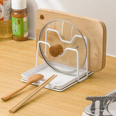 厨房锅盖架子台面坐式家用放锅铲砧菜板收纳免打孔厨房网红置物架