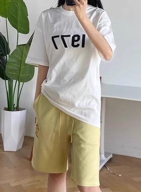 老盖团- 刺绣小标 PDVZ姜饼人短裤 男女同款