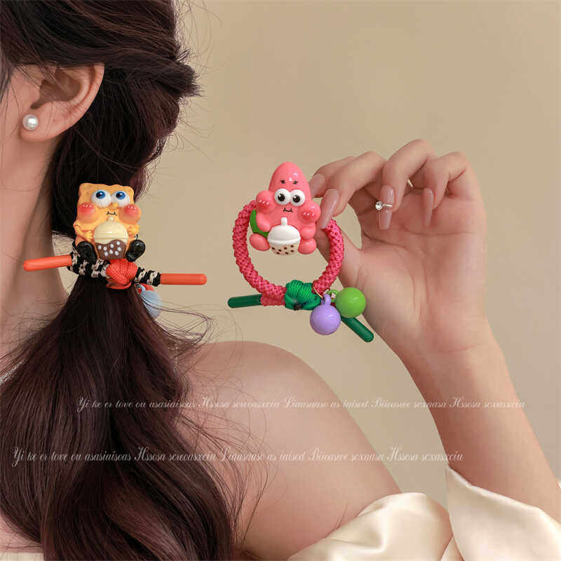 爆炸可爱~高马尾橡皮筋头绳女多巴胺可爱卡通编织打结发绳,饰品/流行首饰/时尚饰品新,发饰,淘宝优惠券,粉丝福利购,淘宝优惠卷