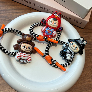 可爱少女拉布布橡皮筋女扎头发绳2025新款高弹力耐用发圈夏季头绳