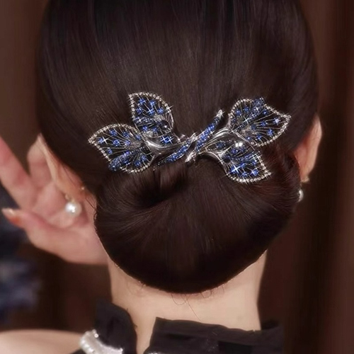 气质盘发神器2025新款丸子头固定发夹后脑勺头饰思雅懒人扭扭夹女