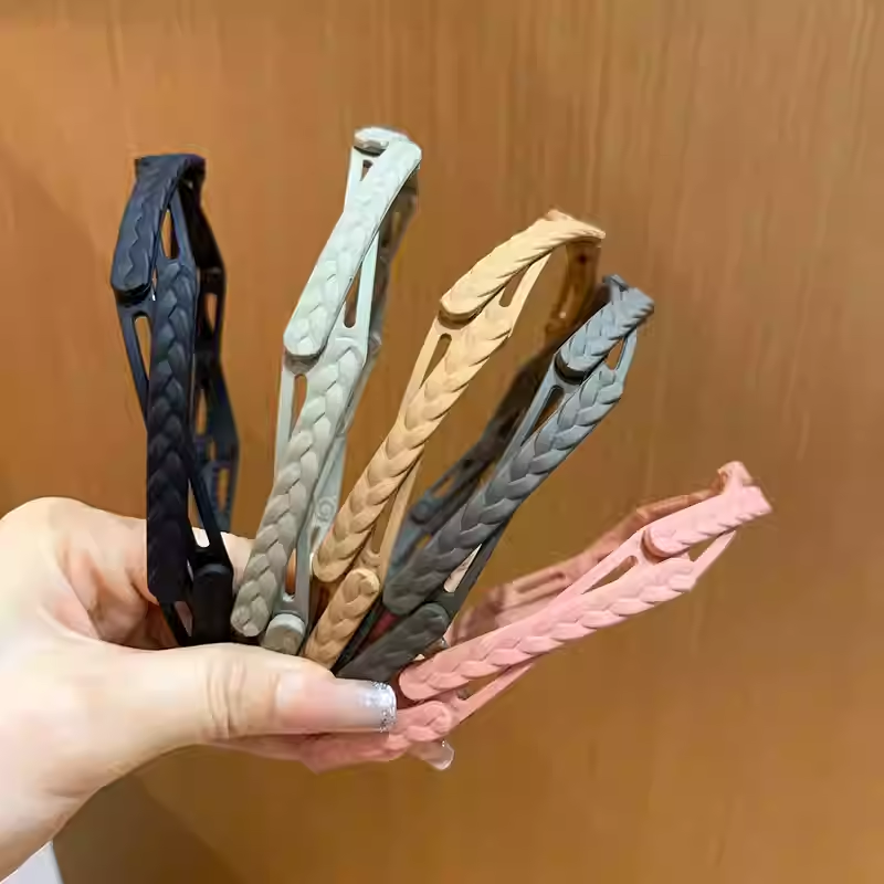 伸缩折叠发箍女2025新款便携式碎发洗脸专用发卡外出旅行头饰头箍