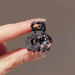 精致水钻小号抓夹发夹前额刘海夹碎发侧边公主头发卡头饰2024新款