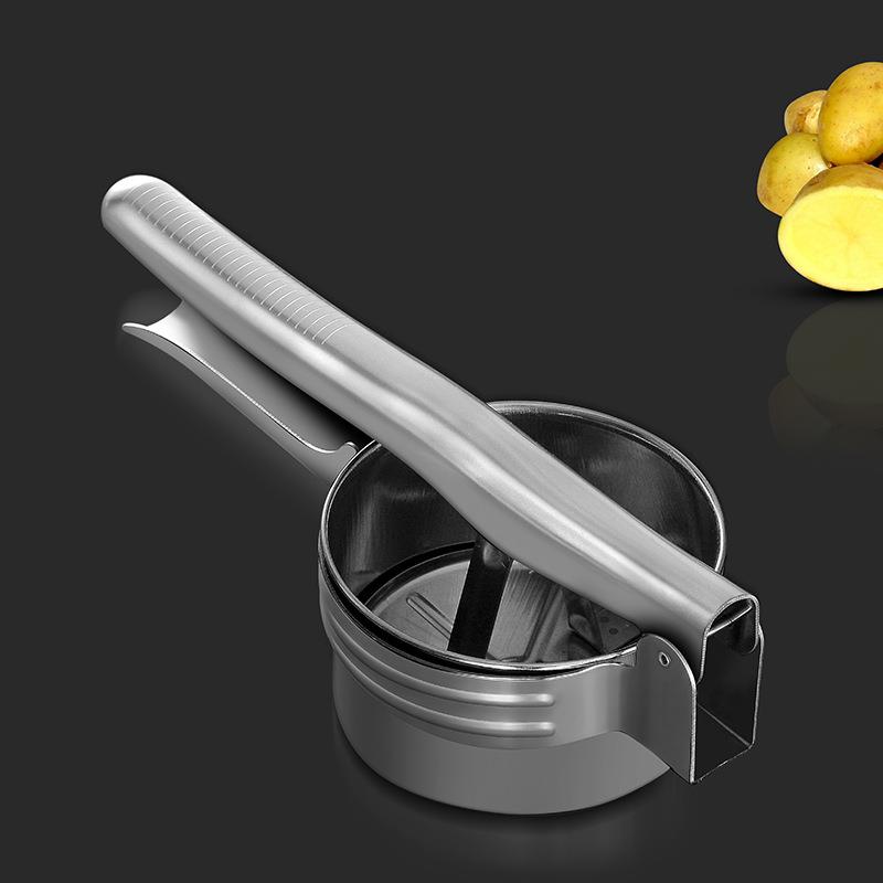 工厂现货加大号挤水器压蒜器不锈钢手动压薯器压榨汁多功能榨汁器
