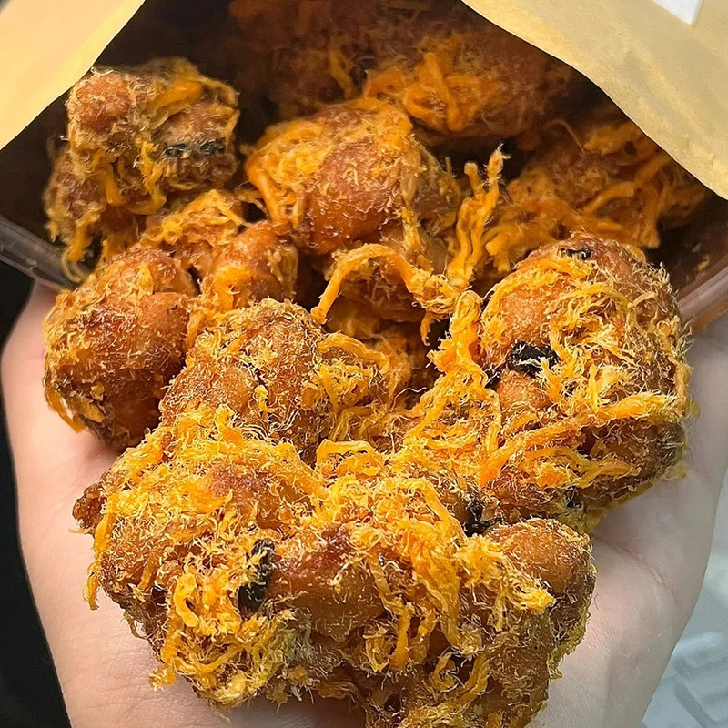 肉松麻花真的好好吃肉松脆海苔麻花红糖麻花手工零食咸香小吃休闲