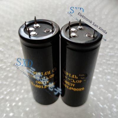 6800UF100V 100V6800UF全新原装音频功放专用电解电容器4脚35*95